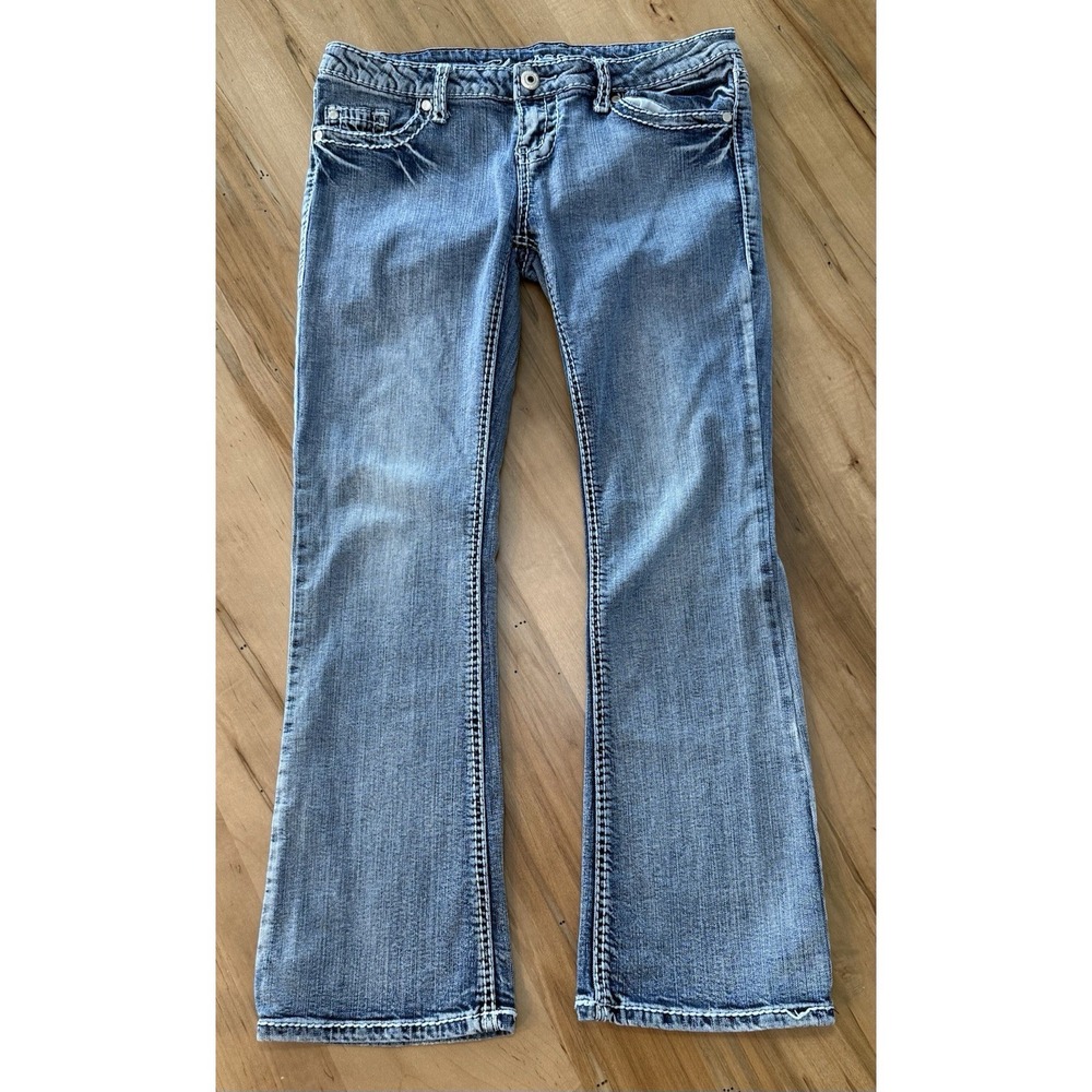Blue Asphalt Low Rise Bootcut Jeans Size 11 Short Junior Style #WS-64
